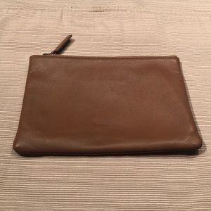 Leatherology small leather zippered pouch